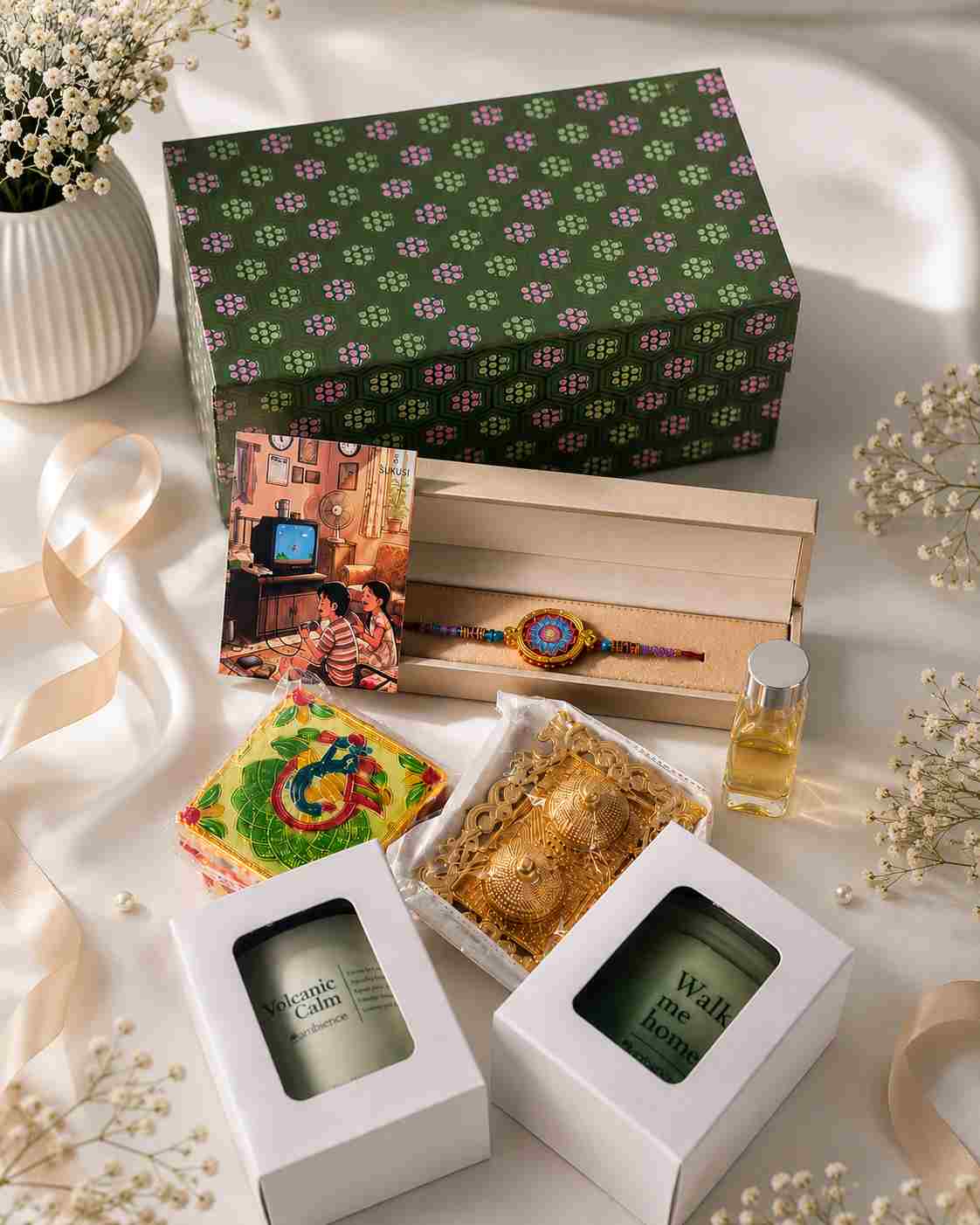 Bonds & Memories – Premium Rakhi Gift Hamper for Brother & Sister