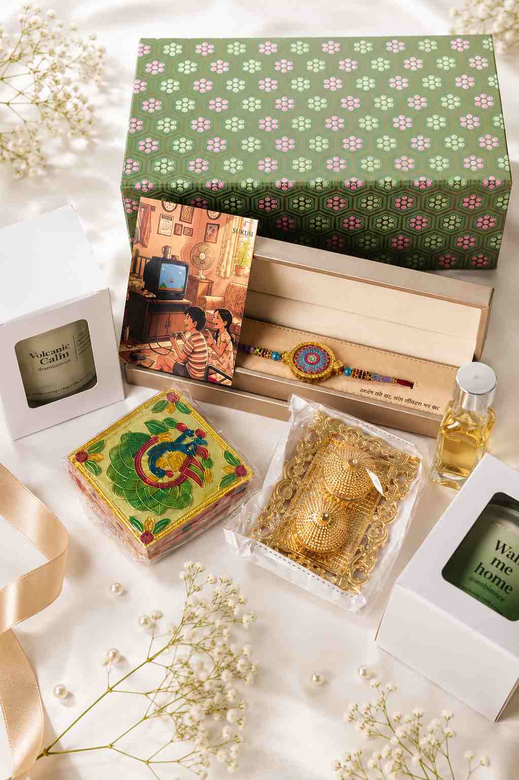 Bonds & Memories – Premium Rakhi Gift Hamper for Brother & Sister - Image 2