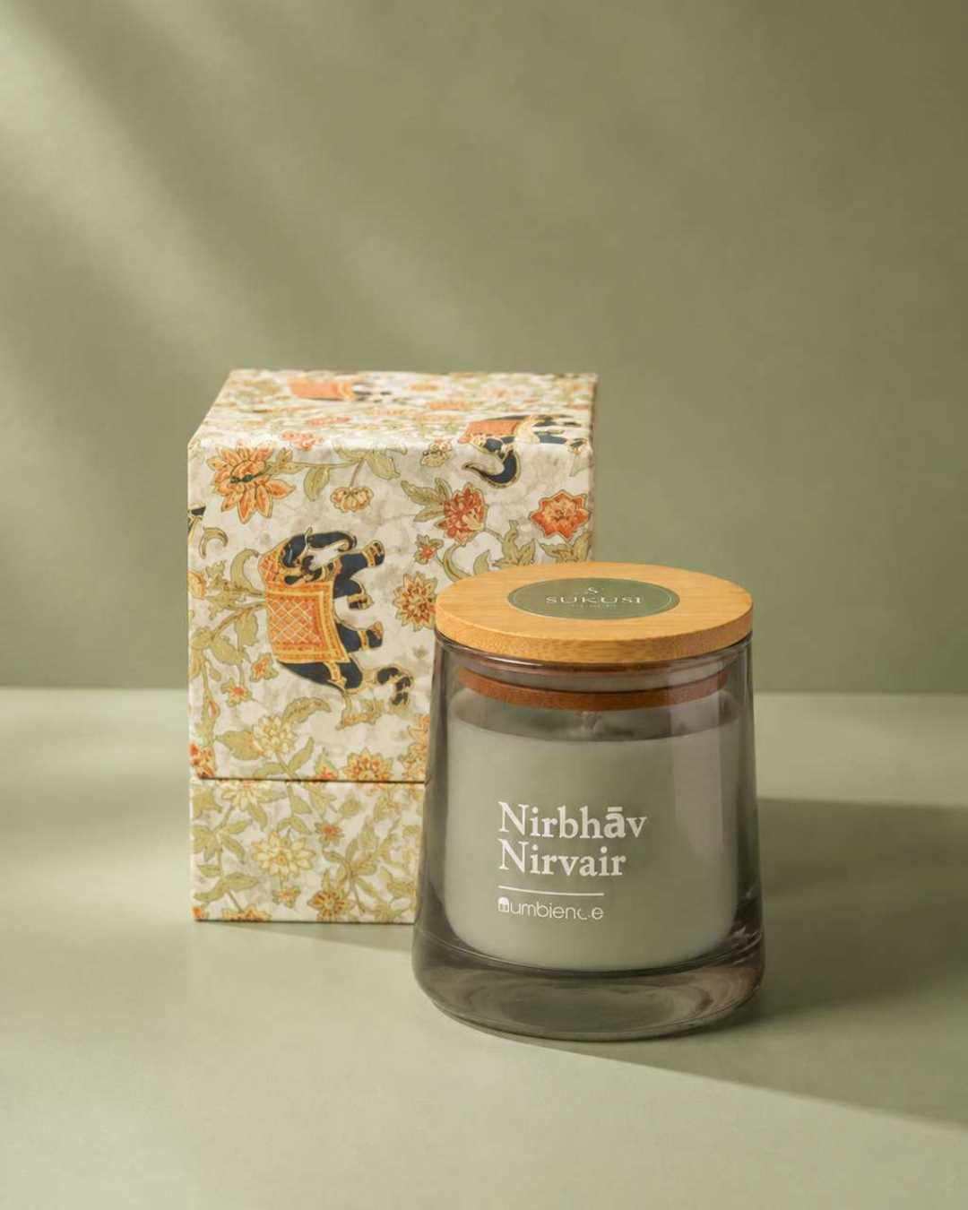 Nirbhav Nirvair – Arabic Oud Ritual Candle - Image 3