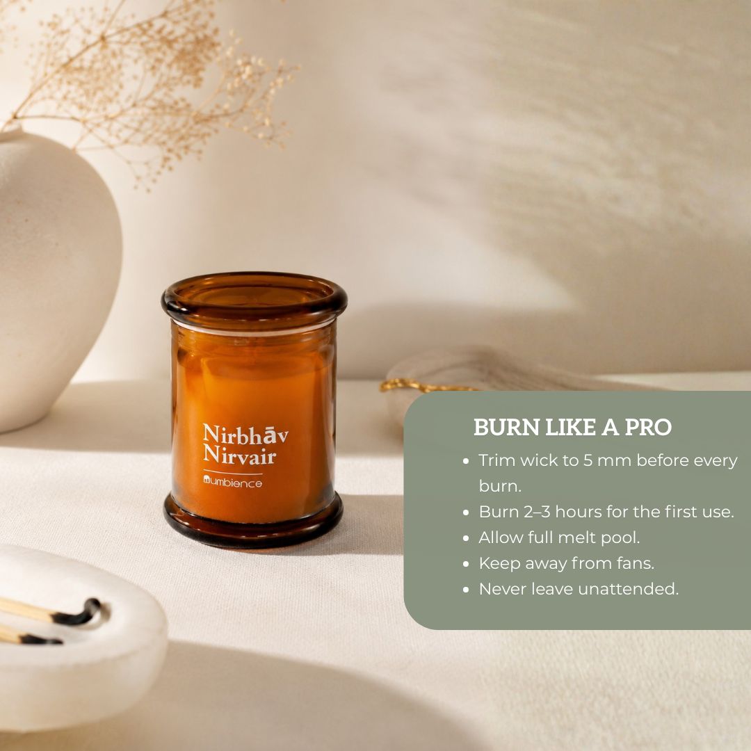 Nirbhav Nirvair – Arabic Oud Ritual Candle - Image 2