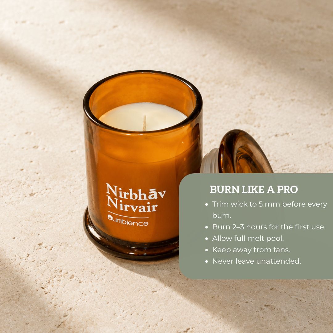 Nirbhav Nirvair – Arabic Oud Ritual Candle - Image 4