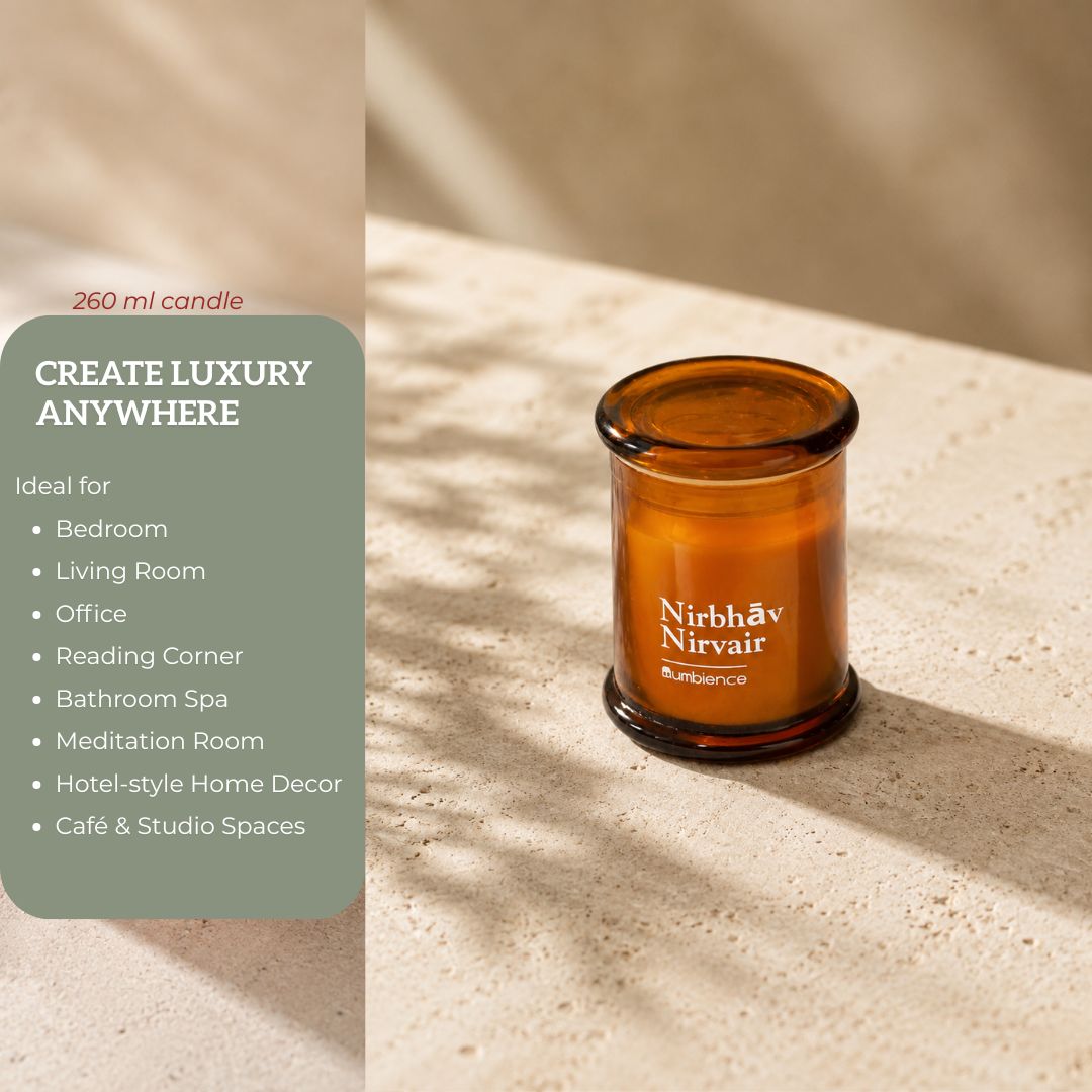 Nirbhav Nirvair – Arabic Oud Ritual Candle - Image 3