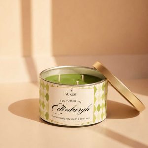 October in Edinburgh - 3 wick candle