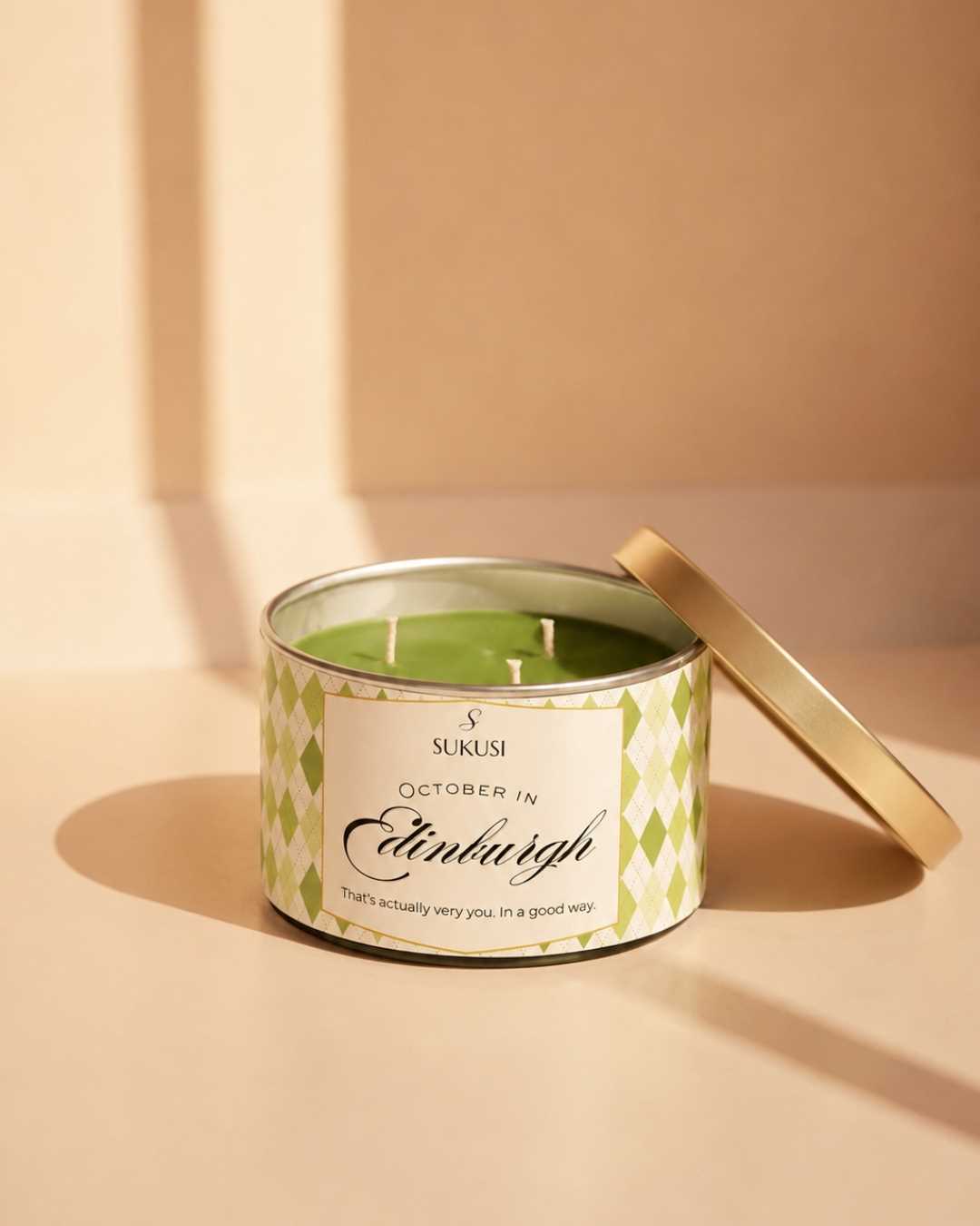 October in Edinburgh - 3 wick candle